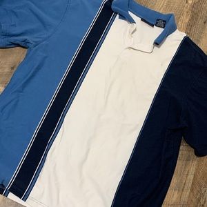 Blue men’s polo shirt